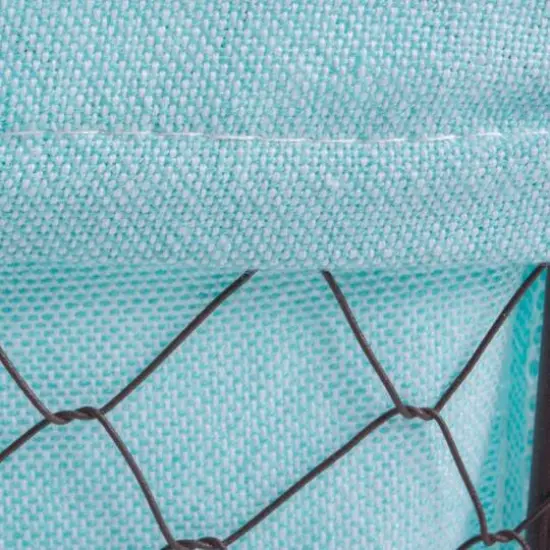DII&reg; Chicken Wire Basket with Liner Set Aqua {8}