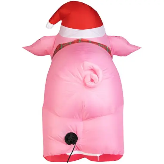 3ft. Airblown&reg; Inflatable Christmas Pig {3}