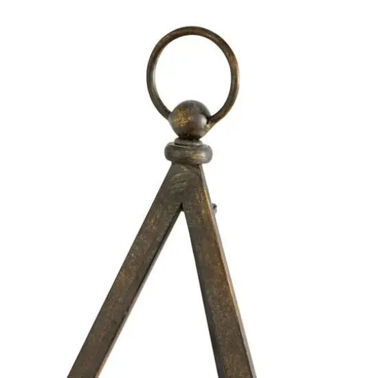 Set of 2" Bronze Metal Traditional Easels 13", 15" {6}