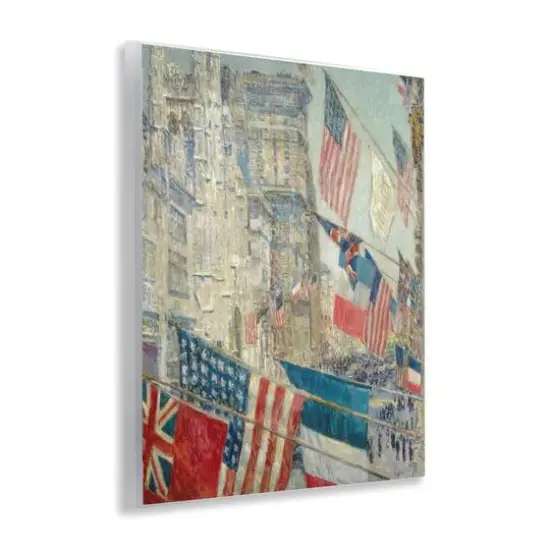 Stupell Industries Classic Americana Flags Wall Plaque Art {4}
