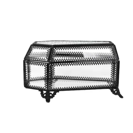 8" Etched Glass Coffin by Ashland&reg; {1}