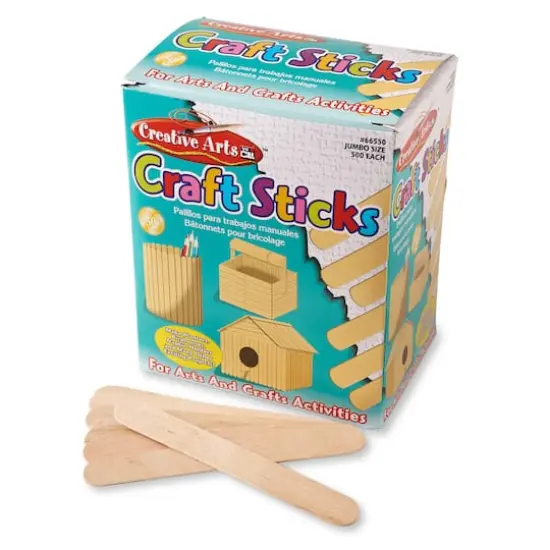Charles Leonard Jumbo Size Craft Sticks, 500ct. {1}