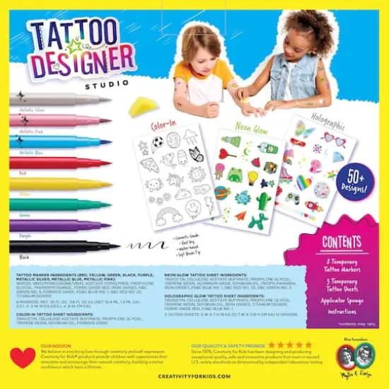 Creativity for Kids&reg; Tattoo Designer Studio {12}