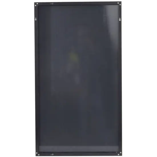 Black Metal Grid Style Panel Wall Mirror 23" x 1" x 40" {6}