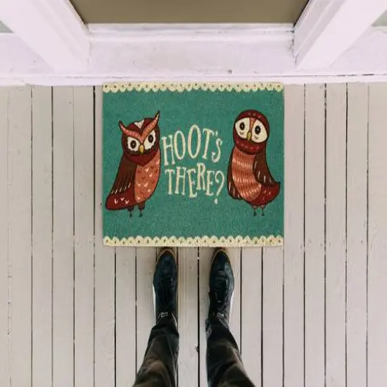 DII&reg; Hoot's There Doormat {6}