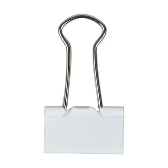 JAM Paper 3/4" Binder Clips, 25ct. White {4}