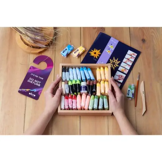 OKTO DIY Wood & Craft Freedom Flowers Clay Kit {9}