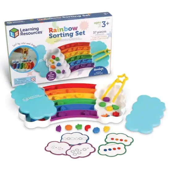 Learning Resources Rainbow Sorting Trays {1}