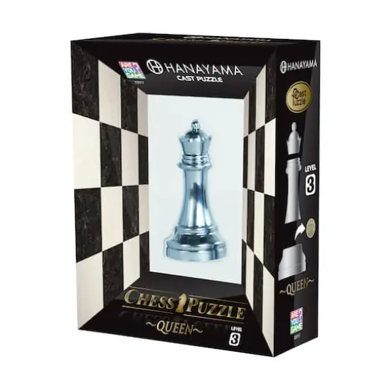 Hanayama Level 3 Cast Chess Puzzle - Queen {3}