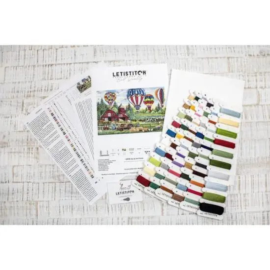 Letistitch Up Up and Away Counted Cross Stitch Kit {8}