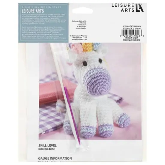 Leisure Arts&reg; Unicorn Crochet Friend Kit {3}