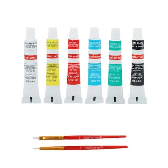 4" x 4" Moths Canvas Painting Kit by Craft Smart&reg; {7}