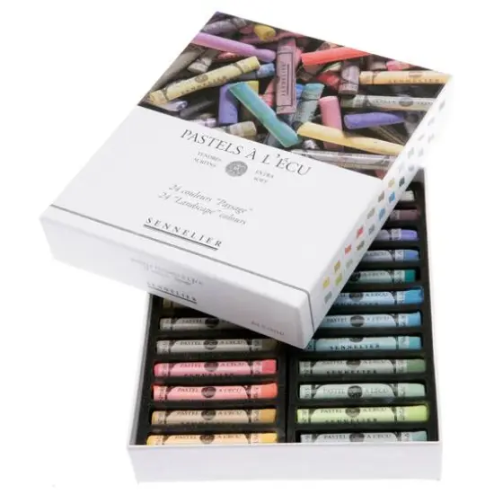 Sennelier Extra-Soft Landscape 24 Color Pastel Full Stick Set {3}