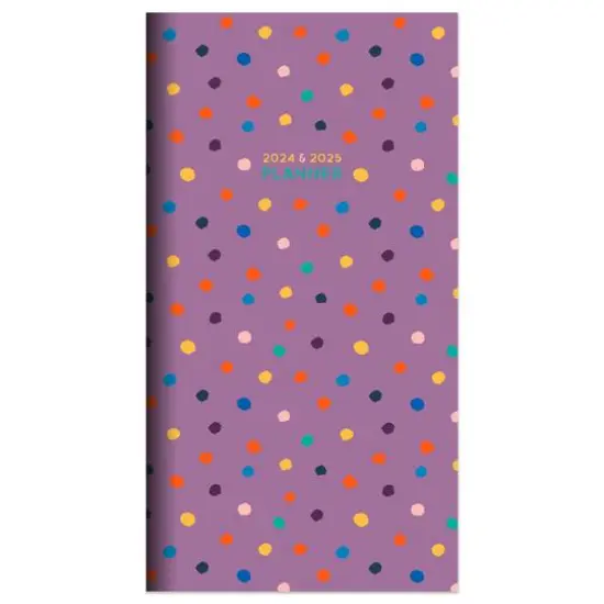 2024-2025 Polka & Purple Monthly Pocket Planner {1}