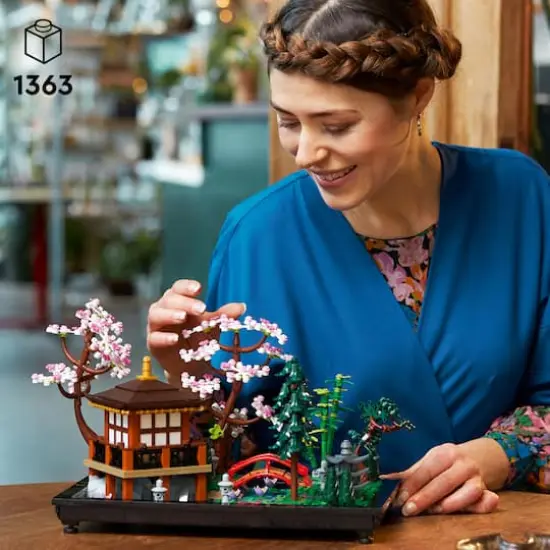 LEGO&reg; Icons Tranquil Garden 10315 Building Kit for Adults (1,363 Pieces) {5}