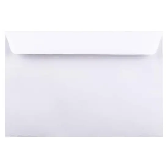 JAM Paper 6" x 9" White Booklet Commercial Envelopes {1}