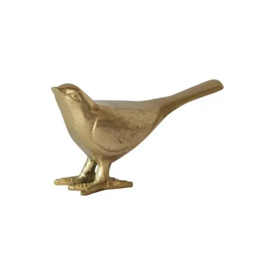 Hello Honey&reg; 6" Gold Cast Aluminum Bird Tabletop D&eacute;cor {1}