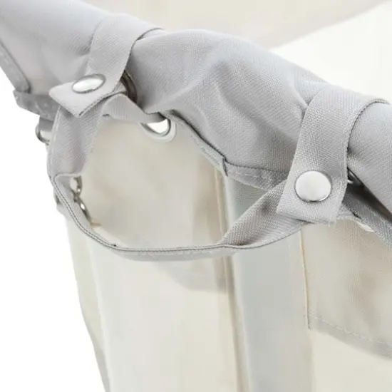 Household Essentials 30.5" Commercial Laundry CartBlack Handles {6}