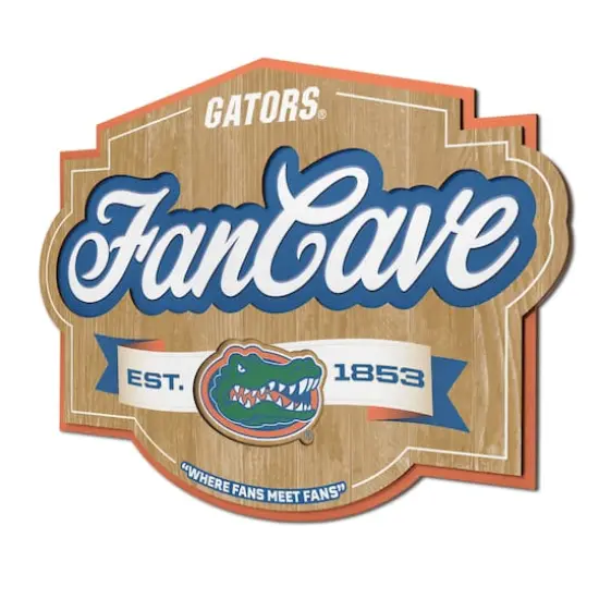 NCAA Fan Cave Sign Florida Gators {1}