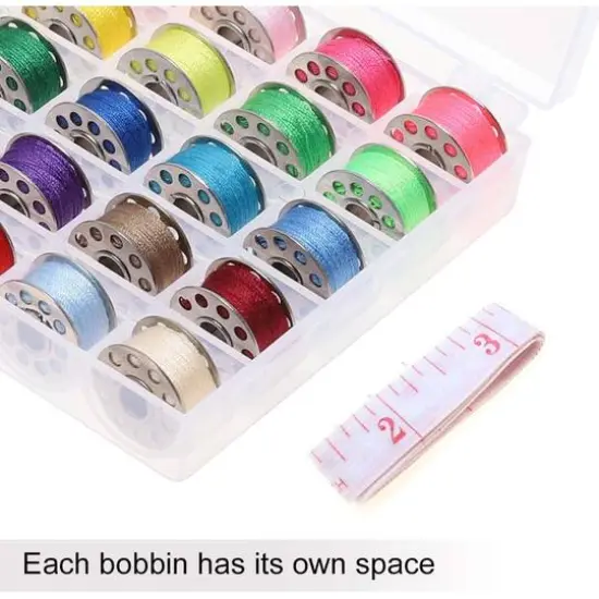 NEX&trade; 27 Color Essential Sewing Thread With Bobbins Set {3}
