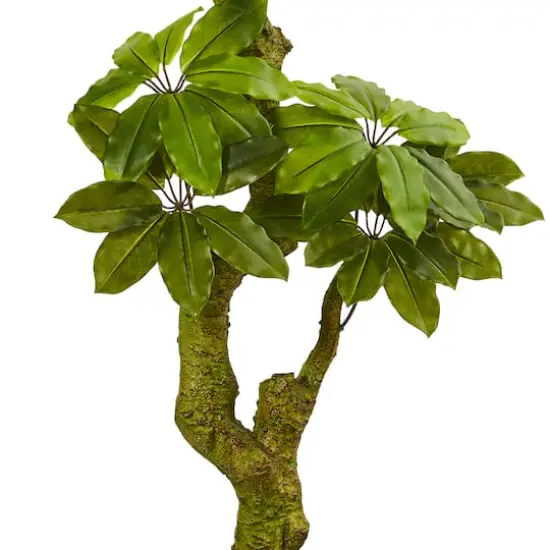 6ft. Potted UV Resistant Umbrella Artificial Tree {4}