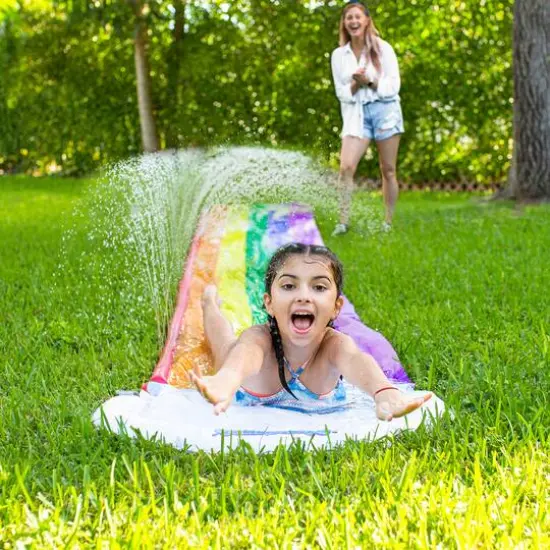 PoolCandy 14ft. Rainbow Water Slide {3}