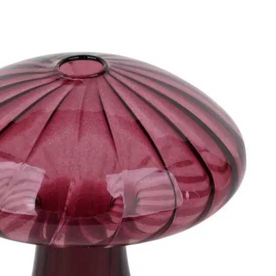 4.5" Glass Mushroom Decorative Container by Ashland&reg; Purple {5}