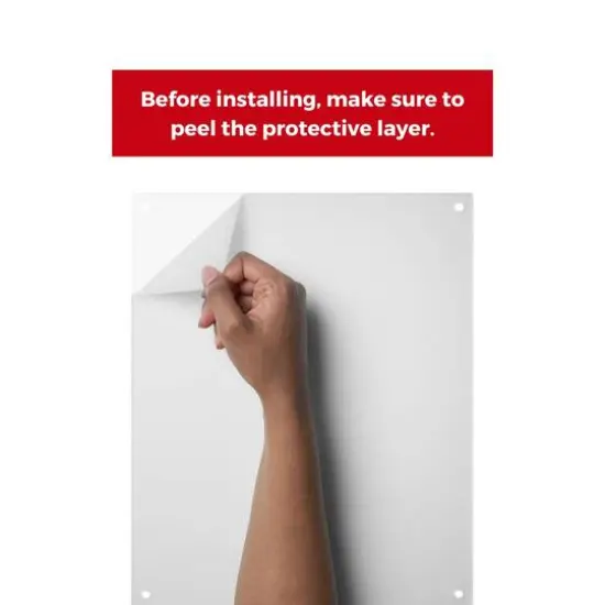 Cool Modern Frames 2 Pack Clear Acrylic Float Frame with Silver Hardware {13}