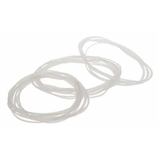 The Beadsmith&reg; Assorted Size Clear Endless Loom Bands {3}