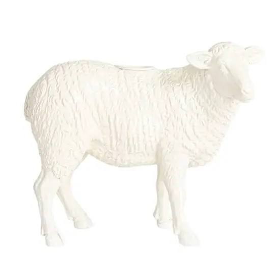 Hello Honey&reg; 6.75" Long White Pastoral Elegance Sheep Taper Candle Holder {12}