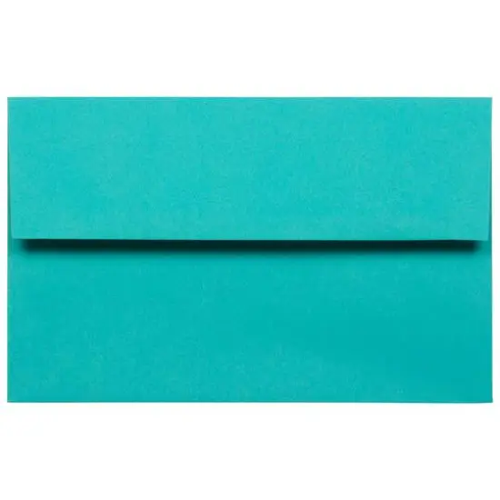 JAM Paper A10 Colored Invitation Envelopes, 50ct. Sea Blue {1}