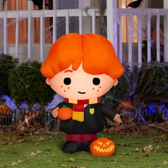 3ft. Airblown&reg; Inflatable Ron with Jack-o-lanterns {3}