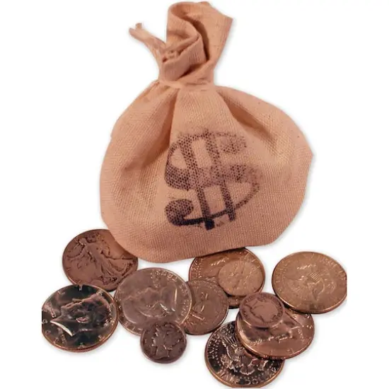 Bag of US Mint Silver Coins, 4oz. {1}
