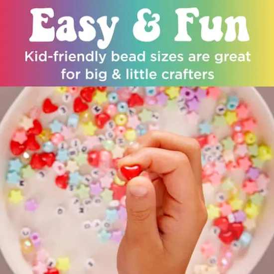 Creativity for Kids&reg; Rainbow Bead Jewelry Jar {8}
