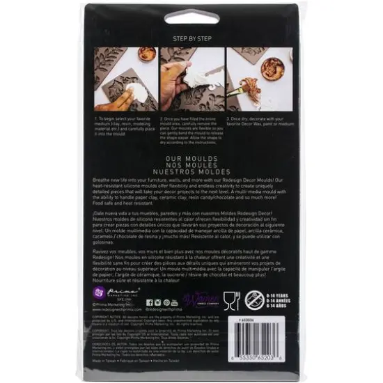 Redesign with Prima&reg; Decor Mould&reg; Majesty Beauty Silicone Mold {3}