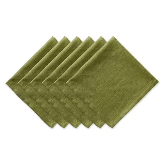 DII&reg; Variegated Napkin Set, 6ct. Olive Green {1}
