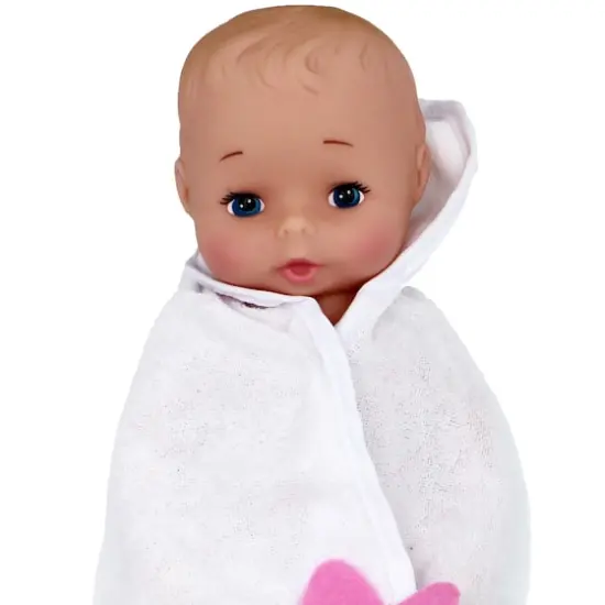 Goldberger Baby's First&reg; Bathtime with Softina&trade; 11" Baby Doll with Pink Towel  {3}