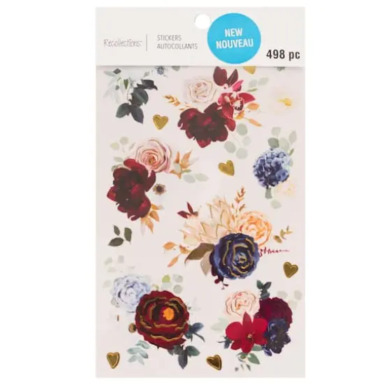 Midnight Floral Stickers by Recollections&trade; {1}