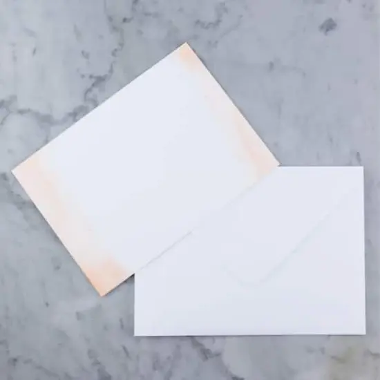 Blush Watercolor Flat Cards & Envelopes by Recollections&trade;, 5" x 7" {5}