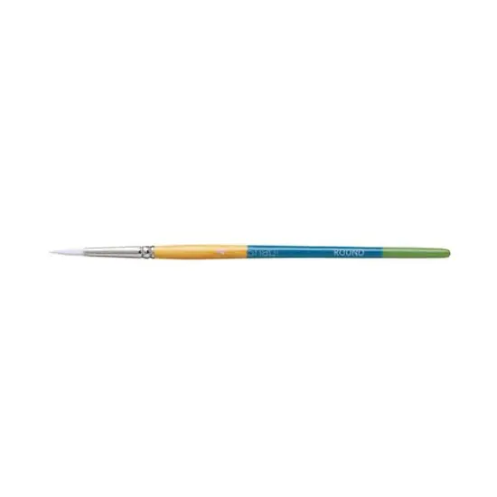 Princeton&trade; Snap!&trade; Series 9850 White Taklon Short Handle Round Brush {4}