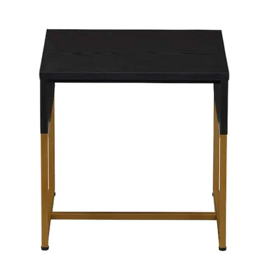 Household Essentials 18" Wrap End Table Black {6}