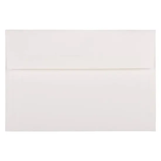 JAM Paper A8 Strathmore Invitation Envelopes, 50ct. Bright White Laid {1}