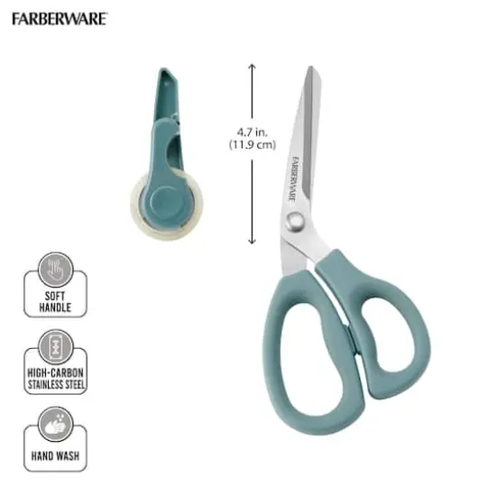 Farberware Gift Wrapping Shears Teal {5}