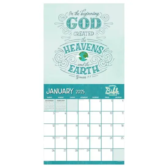TF Publishing 2025 Bible Verses Wall Calendar {5}