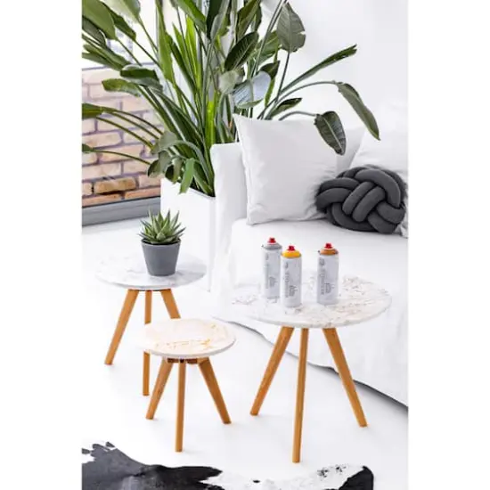 Montana&trade; Cans Marble Effect Spray Paint, 400mL Gray {10}