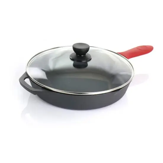MegaChef 6 Piece Pre-Seasoned Cast Iron Skillet Set {4}