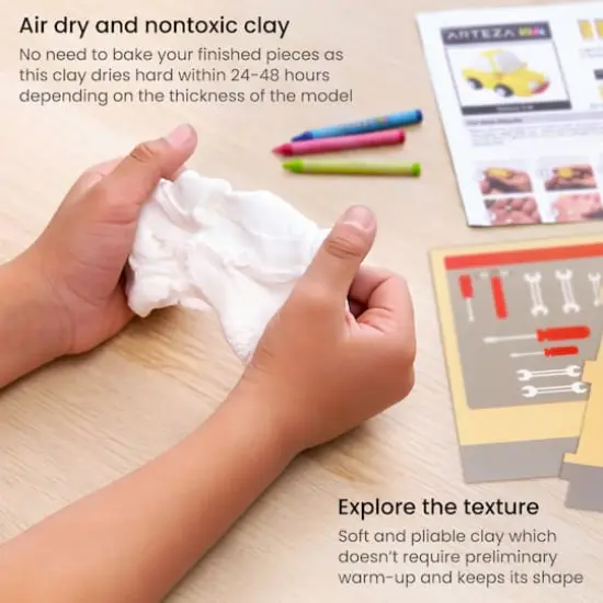 Arteza&reg; Kids Car Garage Medium Stage Clay Kit, 72 pcs {4}