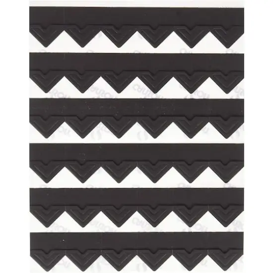 Canson&reg; Self-Adhesive Photo Corners, 252ct. Black {4}