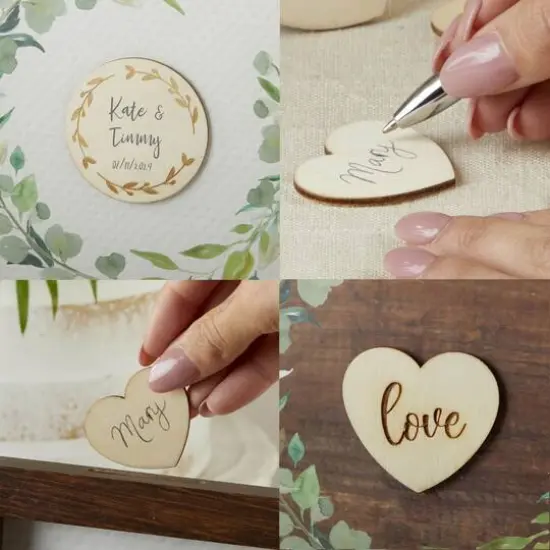 Kate Aspen Rustic Garden Wedding Guest Book Alternative {6}