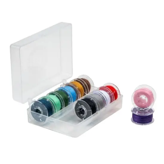 SINGER&reg; Multicolor Class 15J Sewing Bobbin Set with Storage Case {6}